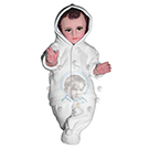Saco Polar Blanco